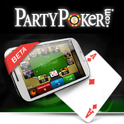 Party Poker mobilní aplikace android ios iphone